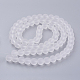 Chapelets de perles en verre transparent X-GLAA-S031-12mm-13-3