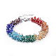 Bracelets de perles de verre BJEW-JB04406-1