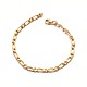 304 Stailess bracelets de la chaîne figaro en acier BJEW-N280-03-1