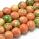 Synthetic Ocean White Jade Beads Strands G-S252-10mm-14-2