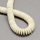 Buddhism Mala Beads Jewelry Findings Natural Tagua Nut Beads WOOD-R235-6x2mm-3