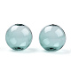 Transparent Blow High Borosilicate Glass Globe Beads GLAA-T003-09E-2