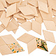 OLYCRAFT 50PCS Unfinished Wood Rhombus Natural Unpainted Wood Rhombus Cutout Shape Wood Rhombus Slices Embellishments Ornaments for Wedding WOOD-OC0001-19-1