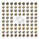 100Pcs 8mm Natural Fossil Coral Round Beads DIY-LS0002-34-2