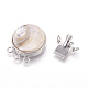 Corchetes de caja de concha de perla SSHEL-L007-16P-3