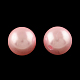 Cuentas redondas de plástico perlas de imitación de abs OACR-R053-08-1