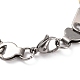 201 браслет из нержавеющей стали Mariner Link BJEW-B078-58GP-3