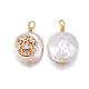 Natural Cultured Freshwater Pearl Pendants PEAR-L027-41A-2