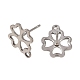 Фурнитура для сережек-гвоздиков из нержавеющей стали 201 EJEW-A071-14A-P-01-2