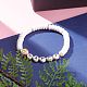 Bracelets extensibles en perles d'argile polymère pour la Saint-Valentin BJEW-JB05944-3