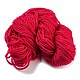 Cotton Yarn  for Weaving  Knitting & Crochet  Red  2~3mm PW-WG52221-01-1