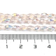 Прозрачные стеклянные бусины гальваническим пряди GLAA-K064-04A-AB02-4