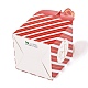 Рождественские тематические бумажные складные подарочные коробки CON-G012-01A-5