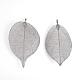 Electroplated Natural Leaf Big Pendants IFIN-Q119-02B-2