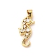 Латунные микро проложить кубического циркония подвески KK-I359-16G-01-1