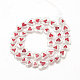 Chapelets de perles vernissées manuelles X-LAMP-R139-04C-2