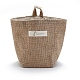 Foldable Cotton Linen Storage Basket HJEW-O003-01A-1