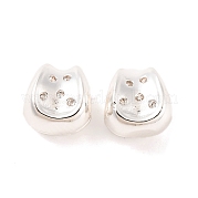 Латунные микропаве из прозрачного кубического циркония KK-S389-19S