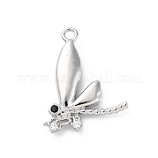 Подвески латунные горный хрусталь KK-E793-09P