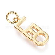 Латунные подвески ZIRC-I048-15G-11