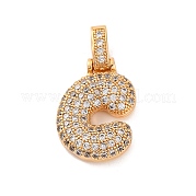 Латунные микро проложить кубического циркония подвески KK-C076-29C-G01