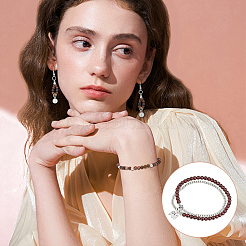 5 нити натуральных китайских писчих камней круглые бусины нити&nbsp;G-NB0004-41