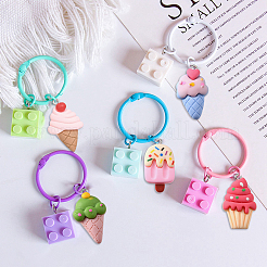 30шт 5 стиля непрозрачные подвески из смолы&nbsp;RESI-CJ0003-04