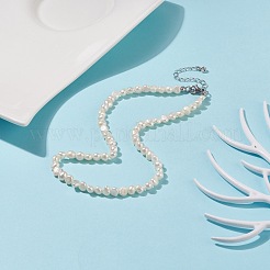 Collana di perle naturali da donna&nbsp;NJEW-JN03899-02