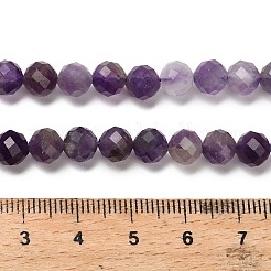 Природный аметист нитей бисера G-RM2025526-A04-6mm