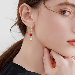 16 шт. 8 стиля прозрачных стеклянных соединительных подвесок&nbsp;GLAA-HY0001-14