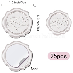 25шт. клейкие восковые наклейки DIY-CP0009-11B-06