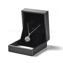 Ящики для хранения ожерелья с подвеской из ткани CON-M009-01C