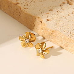 Элегантные серьги-гвоздики в форме цветка из нержавеющей стали 304&nbsp;BN1481