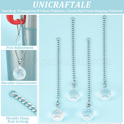 4 шт. подвесные украшения из нержавеющей стали 304 HJEW-UN00013