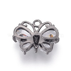 Pendentifs en laiton avec zircone cubique&nbsp;KK-F809-05B