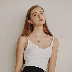 10 шт. набор из 10-х стильных ожерелий с подвесками из сплава и цепочками из нержавеющей стали 304&nbsp;NJEW-AB00019