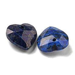 Gefärbte natürliche Lapislazuli-Herzanhänger mit Facetten&nbsp;G-G123-01K