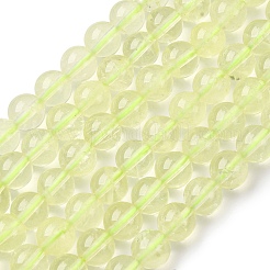 Естественный лимонный кварц нитей бисера G-G286-A04-8mm