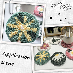 Наборы игл для дырокола из хлопка и пластика DIY-WH20048-075