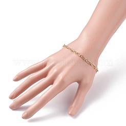 Bracelet chaîne à maillons en laiton pour homme femme&nbsp;BJEW-JB07253