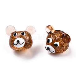 Светящихся ручной работы Lampwork бисер LAMP-CJC0015-01