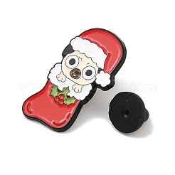 Рождественские эмалевые значки с изображением шарпея&nbsp;JEWB-B031-01B