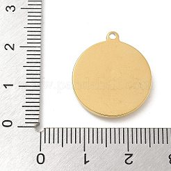 Подвески из нержавеющей стали 304 со стразами STAS-I322-37G-02