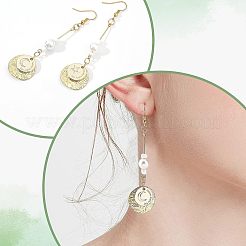 30 шт. 3-цветные подвески из латуни с гальваническим покрытием для защиты окружающей среды&nbsp;KK-FG0001-05