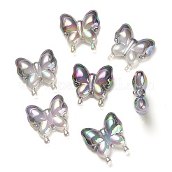 УФ-покрытие радужными переливающимися акриловыми бусинами&nbsp;X-OACR-G012-09