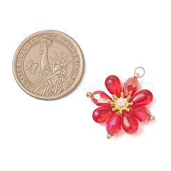 Подвески из стеклянных бусин&nbsp;PALLOY-MZ01186-03