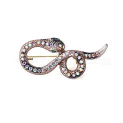 Броши из змеиного сплава со стразами для одежды рюкзака&nbsp;JEWB-V003-02G