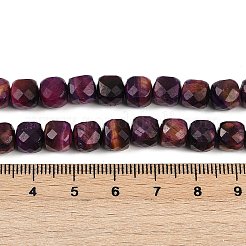 Натуральные нити из окрашенных тигровым глазом бусин&nbsp;G-H028-A01-07