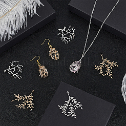 8шт 4 стиля латунные подвески&nbsp;FIND-FG0005-07