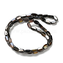 Стеклянные бусины с гальваническим покрытием  EGLA-P064-01A-HP01